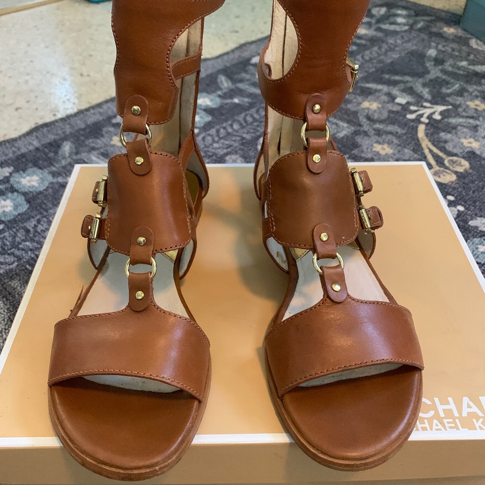 Michael Kors Artemis Leather Sandal